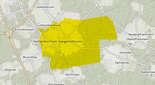 Immobilienpreisekarte Höhenkirchen-Siegertsbrunn